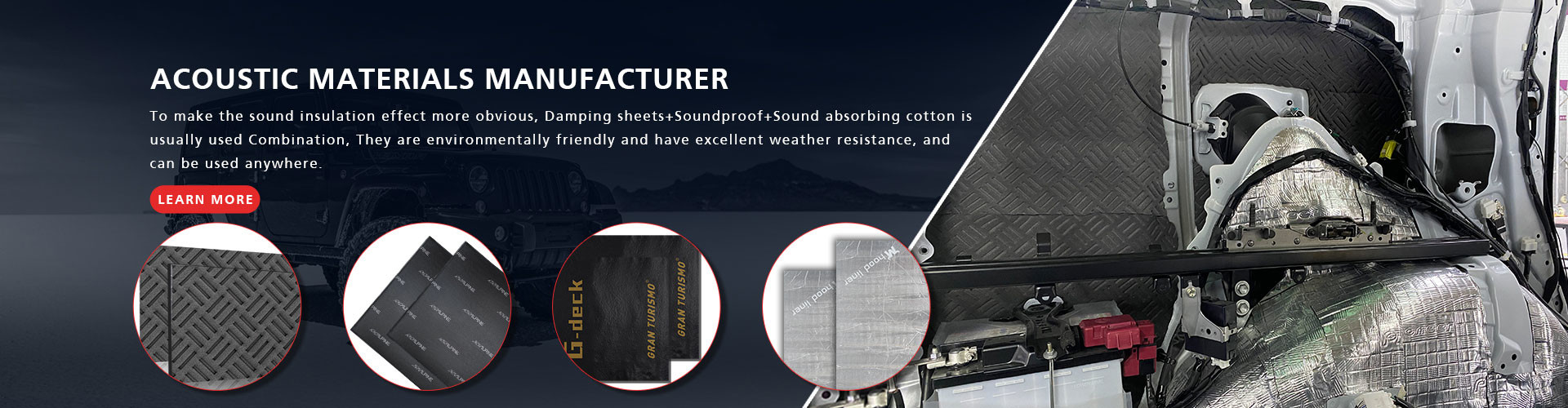 गुणवत्ता मोटर वाहन ध्वनि और गर्मी इन्सुलेशन फैक्टरी