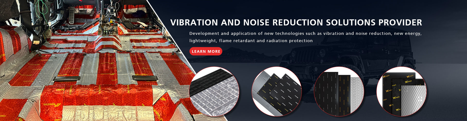 गुणवत्ता मोटर वाहन ध्वनि और गर्मी इन्सुलेशन फैक्टरी