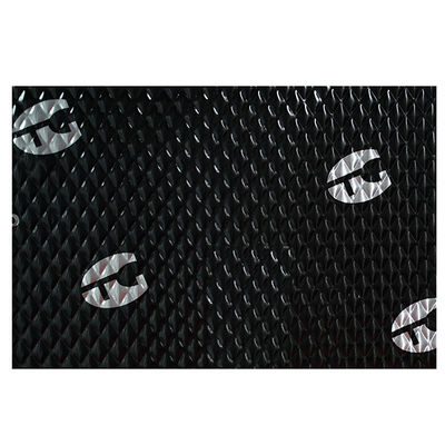 Black 2mm Friendly Damping / Diamond Print Embossing / Absorb Vibration / Automotive Sound And Heat Insulation
