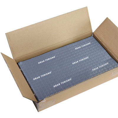 गुणवत्ता 2 मिमी डम्पिंग और कंपन में कमी पैड / एल्यूमीनियम पन्नी मुद्रित एम्बोसिंग / कार साउंड डिफेंसिंग मैट फैक्टरी