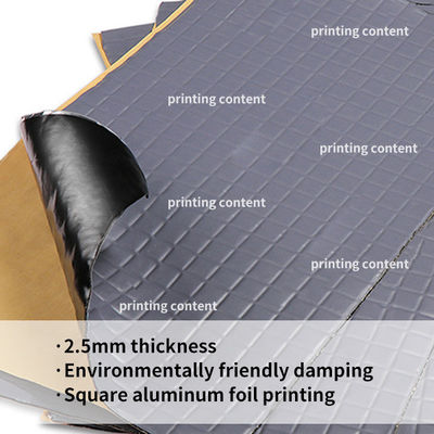 अच्छा दाम 2.5 मिमी ऑटोमोबाइल पर्यावरण के अनुकूल कंपन डंपिंग पैड / कार साउंडप्रूफिंग मैट ऑनलाइन
